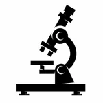 Microscope silhouette