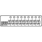 Ilustração em vetor controlador MIDI mixer