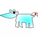 Vector astratta mucca disegno