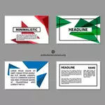 Минималистский визитная карточка Дизайн