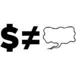 Peníze není... ilustrace