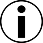 גרפיקה וקטורית סמל אוניברסלי מידע