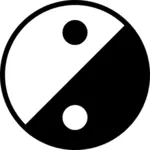 Proste ikona Yin Yang