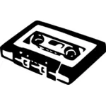 Audio cassette vector
