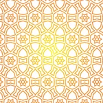 Vzorek tapety orientální mozaiky