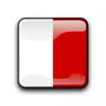 Simbolo bandiera di Malta vettoriale