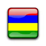 Vettore di bandiera di Mauritius