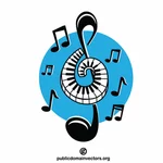Music abstract graphics