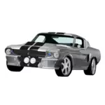 Vector illustration of American muscle car