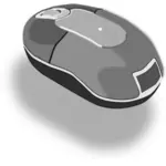 写実的な PC マウス ベクトル クリップ アート