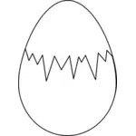 Ouă de Paşte grafică vectorială