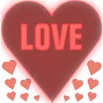 Любовь в сердце векторное изображение