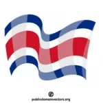 Nationella flagga Costa Rica
