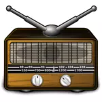 Vintage radio vector imagine