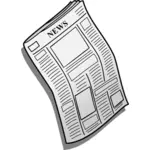 Krant vector pictogram