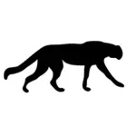 Cheetah vector silhouet