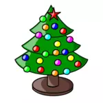 Boże Narodzenie drzewo grafika wektorowa