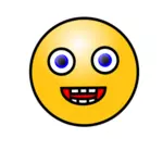 Lachend Gesicht Emoticon-Vektor-Bild