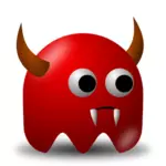 Game baddie devil vector image