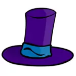 Imagen vectorial sombrero púrpura