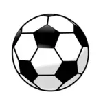 Fotball ball vektorgrafikk utklipp