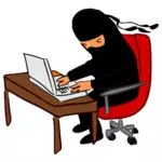 Ninja hacking datamaskinen