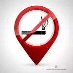 Ingen rökning symbol vector