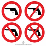 Aucun signe d’avertissement d’armes
