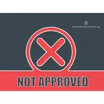 Not approved