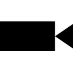 Film or video camera pictogram vector image