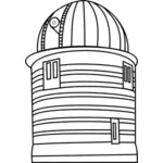 Vector clip art of observatory