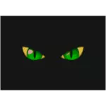 Olhos verdes do gato