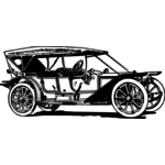 Old car vector drawing | Public domain vectors