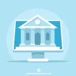 Pictograma Online banking