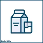 الحليب فقط
