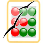Calculatrice alternative logiciel vector clipart