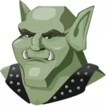 Vector image of ork fantasy character