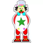Vektorové grafiky barevný klaun