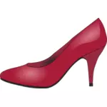 Red shoe vector clip art