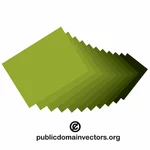 Paper sheets trail vector