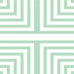Green geometric pattern