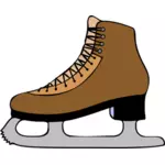 Grafika wektorowa łyżwiarstwie boot