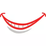Zâmbet buzele vector imagine