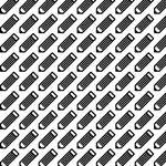 Pencil seamless pattern