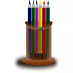 Crayons de Coloerd stand image vectorielle