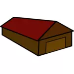 Cartoon vector image of a house