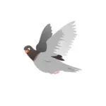 Vliegende duif vector afbeelding