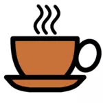 Vektor icon cangkir kopi