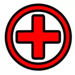 First aid icon vector drawing