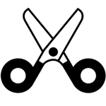 Half-open scissors vector graphics | Public domain vectors